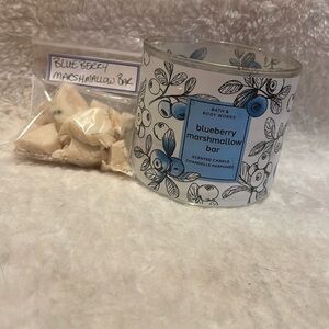 Bath and Body Works Blueberry Marshmallow Bar Leftover Wax Melts